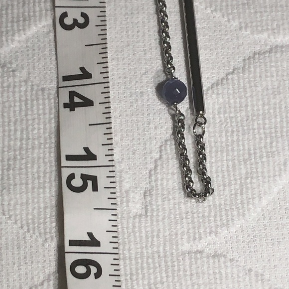 ABRAXAS silver toned necklace with silver accent beads, new without tags - Picture 2 of 3